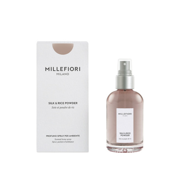 Spray do pomieszczeń 150 ml Millefiori Milano Silk & Rice Powder