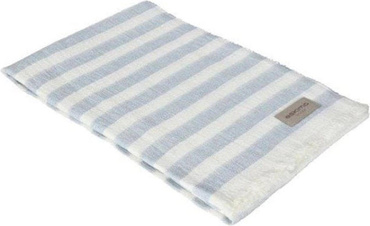 Pled lniany Eskimo Provence Streifen Blue