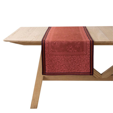 Bieżnik lniany Le Jacquard Français Romance Red