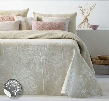 Narzuta dwustronna Antilo Fundeco Lilit Beige