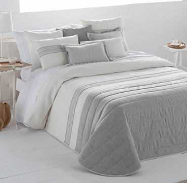 Narzuta żakardowa Antilo Alboraia Gris