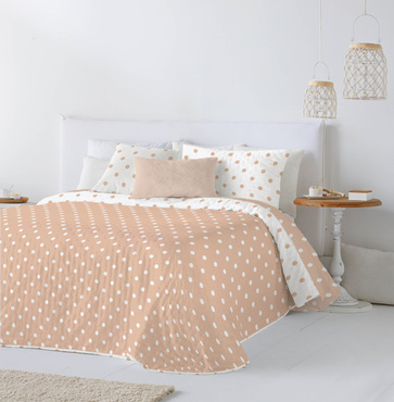 Narzuta dwustronna Antilo Fundeco Jessy Nude