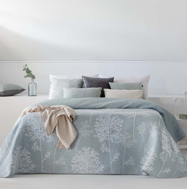 Narzuta dwustronna Antilo Fundeco Lilit Aqua