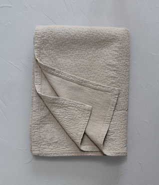 Narzuta bawełniana Sylvie Thiriez Nomade Beige Namibie