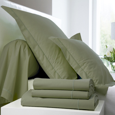 Pościel perkalowa Blanc Des Vosges Uni Kaki