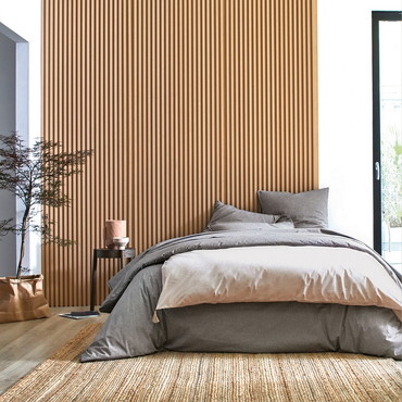 Pościel ekologiczna Blanc Des Vosges Avenir Ressources Antracytowa