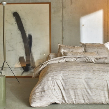 Pościel satynowa Blanc Des Vosges Agathe Granitowa