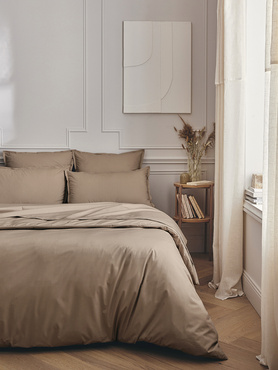 Pościel perkalowa Essix Premiere Percale Taupe