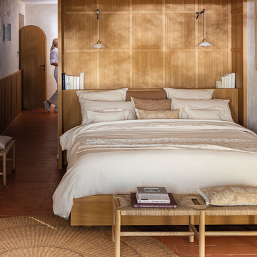 Pościel bawełniana Le Jacquard Français Eclat Light Beige