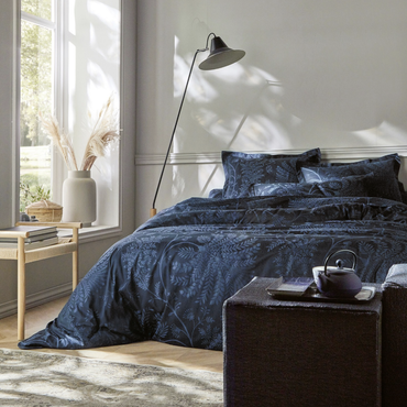 Pościel żakardowa Sanderson Palmyre Bleu Nuit