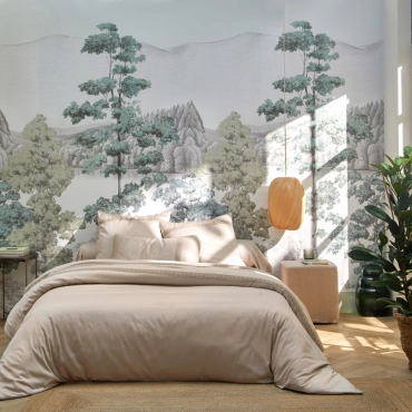 Pościel satynowa Blanc Des Vosges Héritage Beżowa