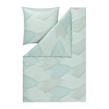 Komplet pościeli Estella Atelier Interlock Jersey Phoenix Mint