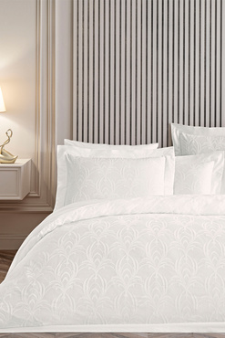 Komplet pościeli żakardowej Valeron Aika White