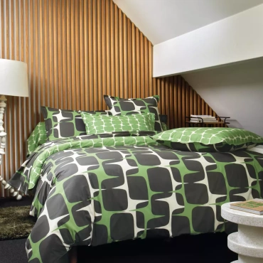 Pościel perkalowa Scion Living Lohko Zielona