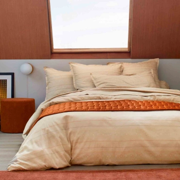 Pościel żakardowa Blanc Des Vosges Allegro Beżowa