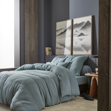 Pościel bawełniana Blanc Des Vosges Cosy Morska