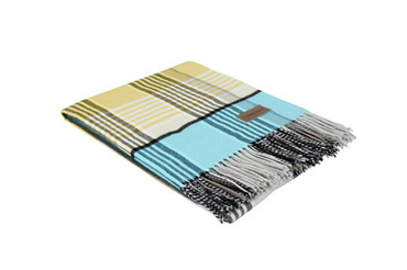 Pled bawełniany Eskimo Morcote Mint/Yellow