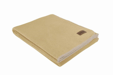 Koc welurowy Eskimo Edelvelours Mustard