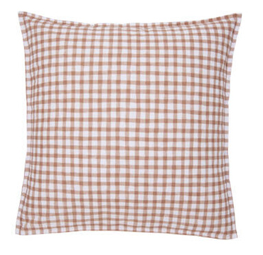 Poszewka perkalowa Essix Vichy Beige