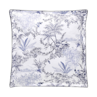 Poszewka satynowa Alexandre Turpault Rivages Chinese Blue