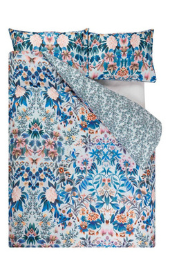 Poszwa perkalowa Designers Guild Ikebana Slate Blue