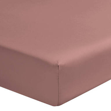 Prześcieradło lniane ze ściągaczem Alexandre Turpault Nouvelle Vague Terracotta