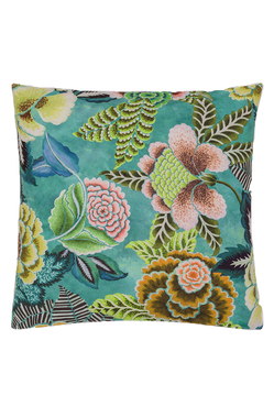 Poszewka perkalowa Designers Guild Rose De Damas Jade