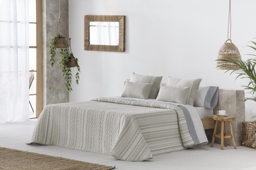 Narzuta żakardowa JVR Tejidos Soller Gris