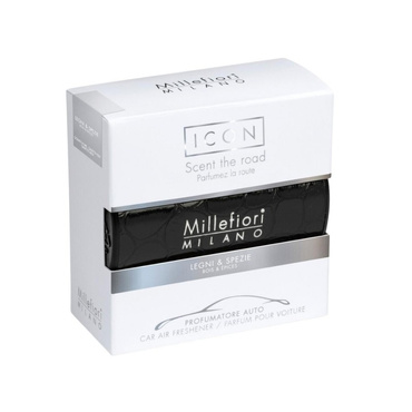 Odświeżacz do samochodu Millefiori Milano Car Icon Urban Legni & Spezie