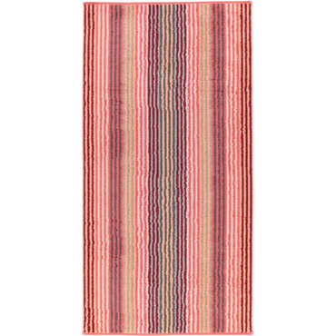 Ręcznik Cawo Unique Stripes Koralle Ostatnie Sztuki