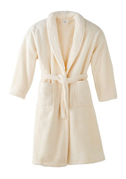 Szlafrok Blanc Des Vosges Athena Kremowy