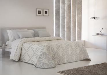 Narzuta pikowana JVR Tejidos Luxor Gris