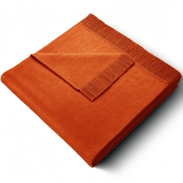 Koc Moca Design na fotel Orange