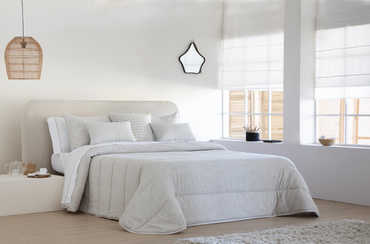 Narzuta żakardowa JVR Tejidos Rodas Beige