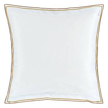 Poszewka perkalowa Designers Guild Astor Ochre/Chestnut Ostatnie Sztuki 