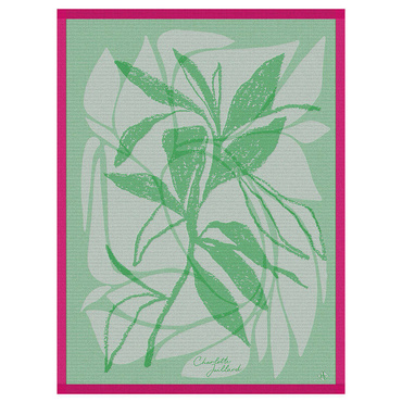 Ściereczka kuchenna Le Jacquard Français Octobre Rose Green Ostatnie Sztuki