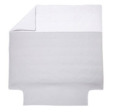 Poszwa perkalowa Blanc Des Vosges Loft Platynowa