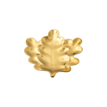 Talerz liść Dębu Costa Nova Botanica Gold 17 cm