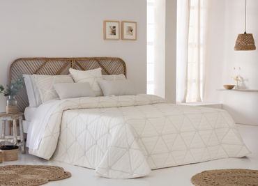 Narzuta pikowana JVR Tejidos Geox Beige