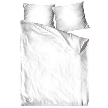 Pościel satynowa Bielbaw Jednobarwna Biała