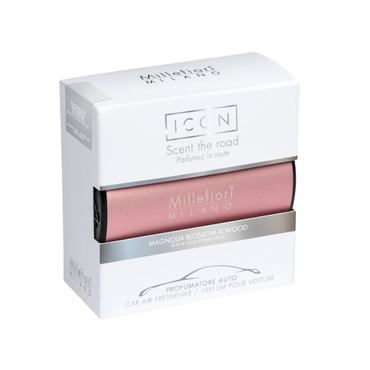 Odświeżacz do samochodu Millefiori Milano Car Icon Classic Magnolia Blossom & Wood