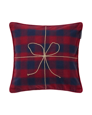 Poszewka flanelowa Lexington Checked Gift Blue