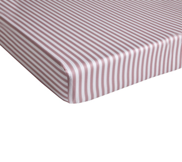 Prześcieradło satynowe ze ściągaczem Sanderson Water Garden Rose