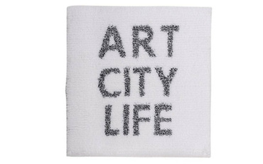 Dywanik łazienkowy Sorema Art City Life White