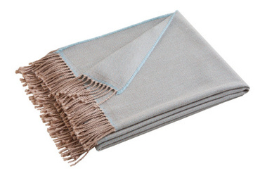 Pled wełniany Blanc Des Vosges Cosy Seledynowy