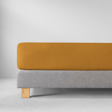 Prześcieradło ze ściągaczem Estella Jersey-Stretch Honig