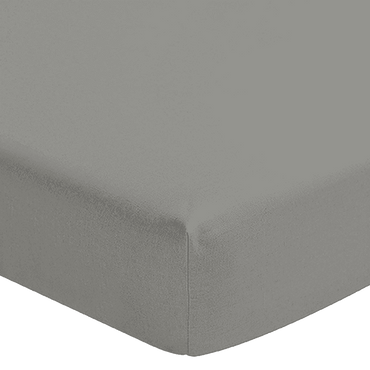 Prześcieradło lniane ze ściągaczem Alexandre Turpault Nouvelle Vague Stone Grey