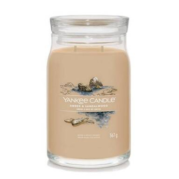 Świeca zapachowa Yankee Candle Amber & Sandalwood duża