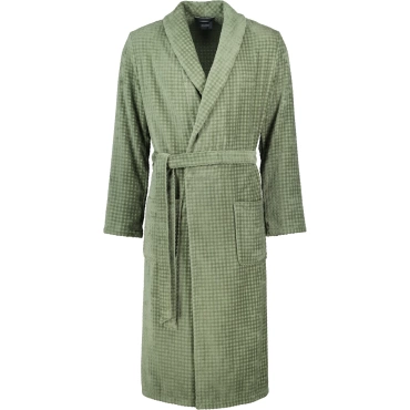 Szlafrok męski Cawo Schalkragen Waffelpique Field