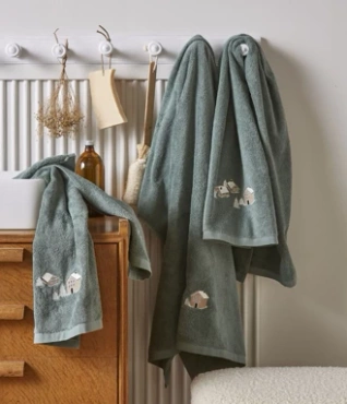 Ręcznik Sylvie Thiriez Au coeur de la vallee Green